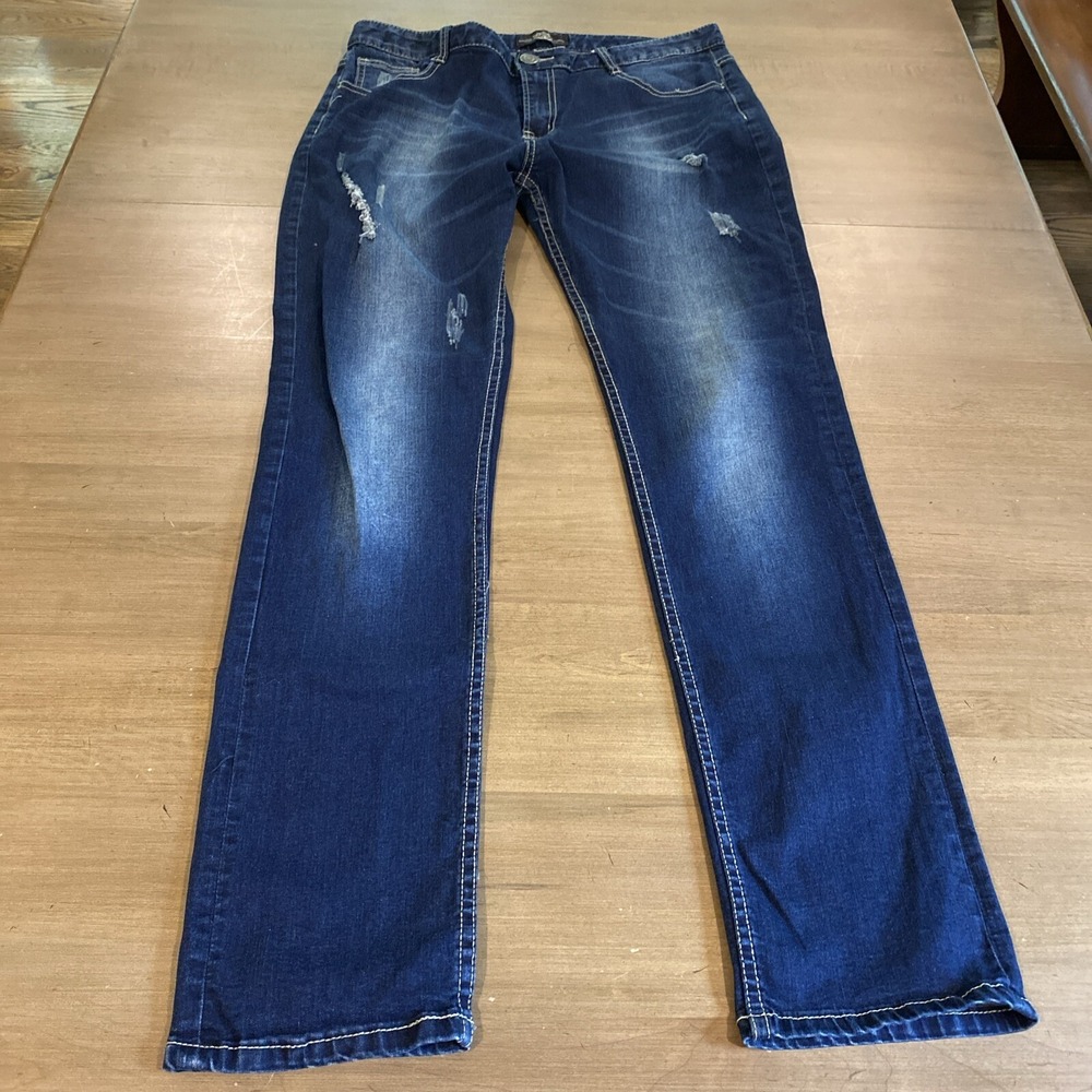Superior‎ Standard Men's Jeans Detail Distressed 32 X 30